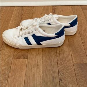 Gola White and Blue Sneakers - 8